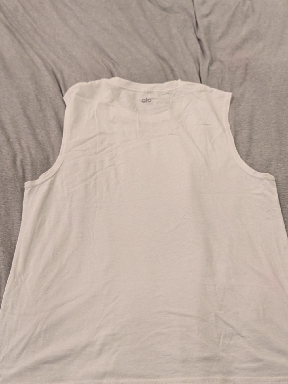ALO Yoga White Men's Tank Top